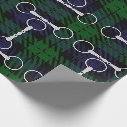 Snaffelbit en gipsplaat cadeaupapier (Hoek)