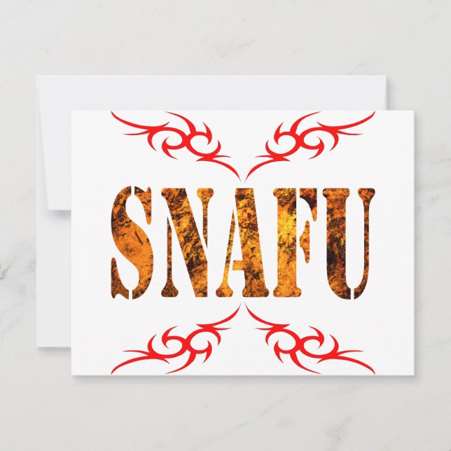 SNAFU (Voorkant)