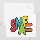 SNAFU BRIEFKAART (Voorkant / Achterkant)