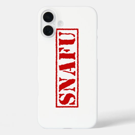 SNAFU Case-Mate iPhone CASE (Achterkant)