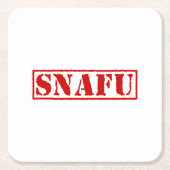 SNAFU KARTONNEN ONDERZETTERS (Voorkant)