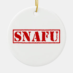 SNAFU KERAMISCH ORNAMENT