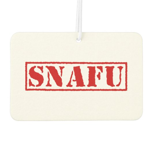 SNAFU LUCHTVERFRISSER (Achterkant)