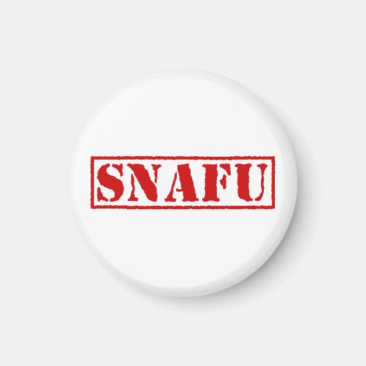 SNAFU MAGNEET (Voorkant)