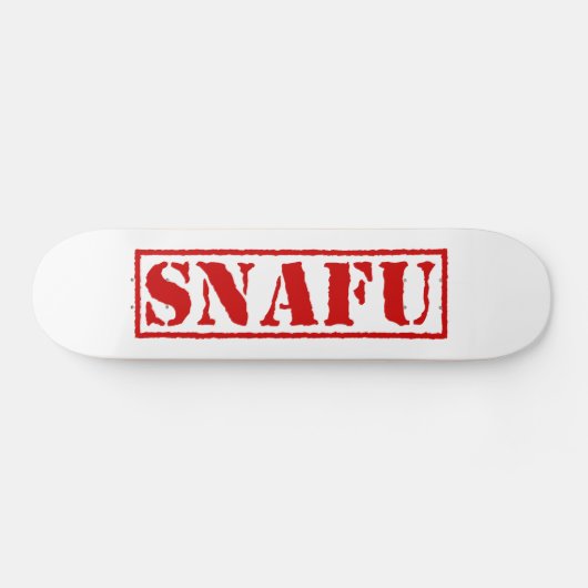 SNAFU PERSOONLIJK SKATEBOARD (Horizontaal)