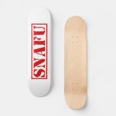 SNAFU PERSOONLIJK SKATEBOARD (Voorkant)