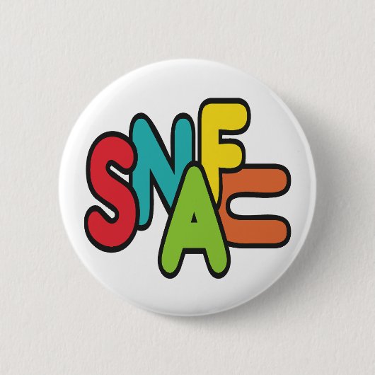 SNAFU RONDE BUTTON 5,7 CM (Voorkant)