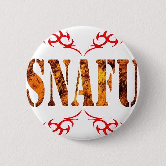 SNAFU RONDE BUTTON 5,7 CM (Voorkant)