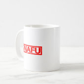 Snafu Stamp Koffiemok (Voorkant links)