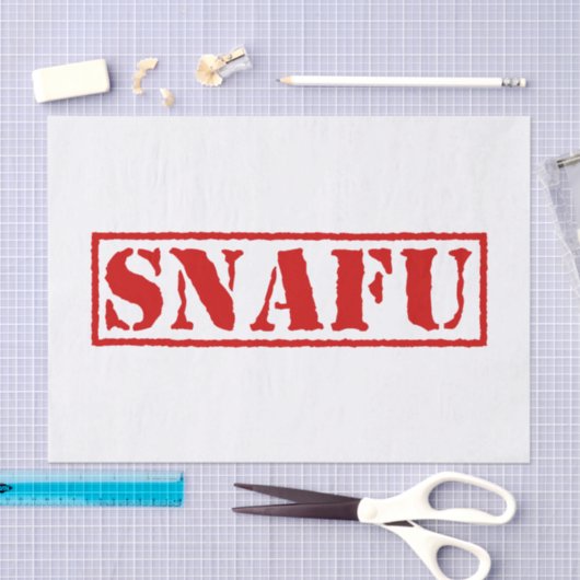 SNAFU TISSUEPAPIER (Craft)