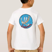 Snafuperman P-38 Lightning Cartoon Noseart T-shirt (Achterkant)