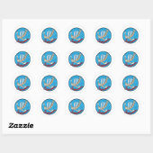 Snafuperman Tony LeVier Insignia Ronde Sticker (Vel)