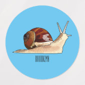 Snagelafbeelding cartoon labels (Design 2)