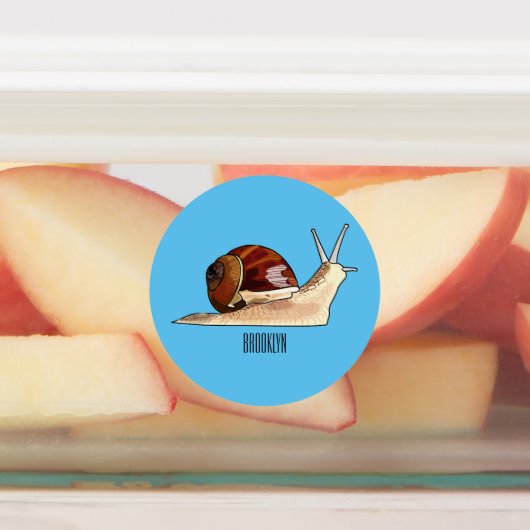 Snagelafbeelding cartoon labels (Aangebracht)