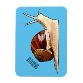 Snagelafbeelding cartoon magneet (Verticaal)