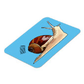 Snagelafbeelding cartoon magneet (Linkerzijde)