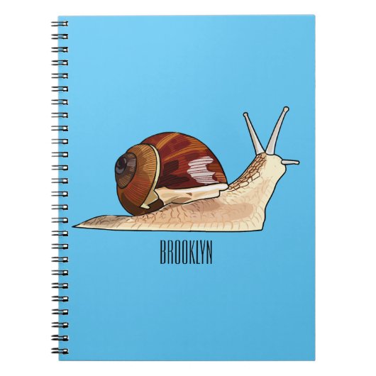 Snagelafbeelding cartoon notitieboek (Voorkant)
