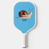 Snagelafbeelding cartoon pickleball paddle (Achterkant)