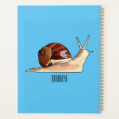 Snagelafbeelding cartoon planner (Achterkant)
