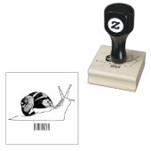 Snagelafbeelding cartoon rubberstempel (Gestempeld)