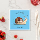 Snagelafbeelding cartoon servet (Insitu)