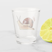 Snagelafbeelding cartoon shot glas (Achterkant)