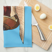 Snagelafbeelding cartoon theedoek (Quarter Fold)