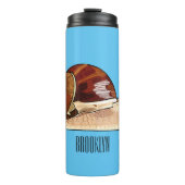 Snagelafbeelding cartoon thermosbeker (Voorkant)