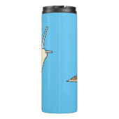 Snagelafbeelding cartoon thermosbeker (Achterkant)