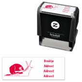 Snagelafbeelding cartoon  zelfinktende stempel (In situ)