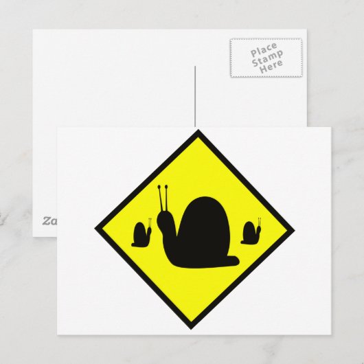 Snagelkruising Briefkaart (Voorkant / Achterkant)