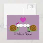 Snagelliefde Briefkaart (Voorkant / Achterkant)