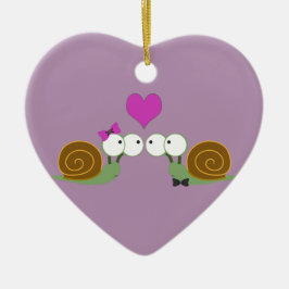 Snagelliefde Keramisch Ornament