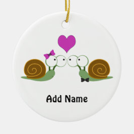 Snagelliefde Keramisch Ornament