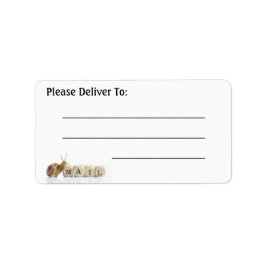 Snagelmail gelieve te leveren aan (PDT) etiketten