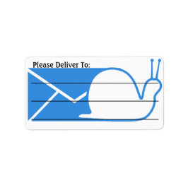 Snagelmail gelieve te leveren aan (PDT) etiketten