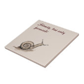 Snagelpastel, oorspronkelijke lasteltekening tegeltje (Zijkant)