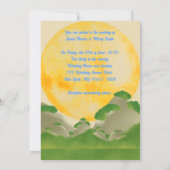 Snagels Bridge Singer Music Band Sun Wedding Kaart (Achterkant)