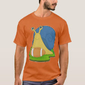 Snail Amerikaans Football Sport T-shirt (Voorkant)