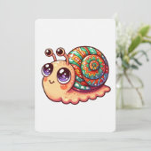 Snail Art Kaart (Staand voorkant)