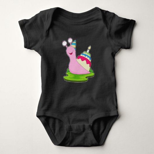 Snail Birthday Cake Romper (Voorkant)