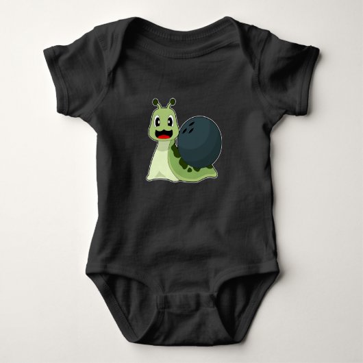 Snail Bowling ball Romper (Voorkant)