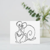 SNAIL BRIEFKAART (Staand voorkant)