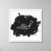 Snail Constellation - Slakken in de sterren Canvas Afdruk (Voorkant)