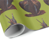 Snail Drawing Glossy Wrapping Paper, 30 in x 6 ft Cadeaupapier (Rol Hoek)