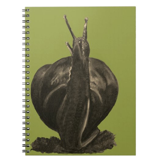 Snail Drawing Photo Notitieboek (80 pagina's B&W) (Voorkant)