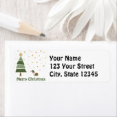 Snail Elf kerstscene Etiket (Insitu)