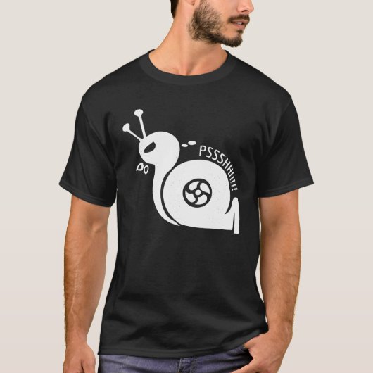 Snail Funny Turbo Boost Racing PSHH T-Shirt (Voorkant)