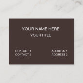 Snail Going op mijn eigen tempo Grappige slak Visitekaartje (Achterkant)