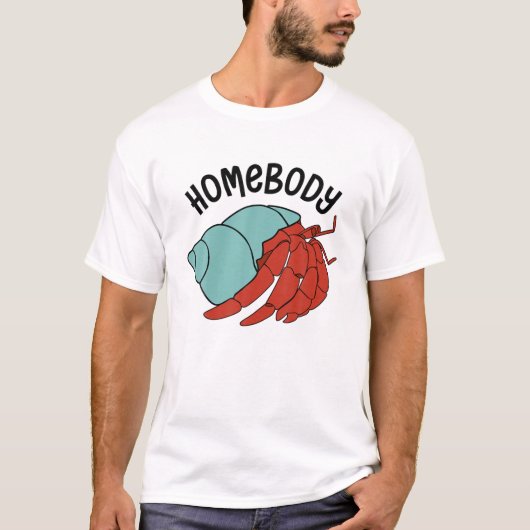 Snail Homebody Funny Snail T-shirt (Voorkant)
